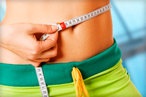 misurazione della vita dopo l'esercizio per la perdita di peso