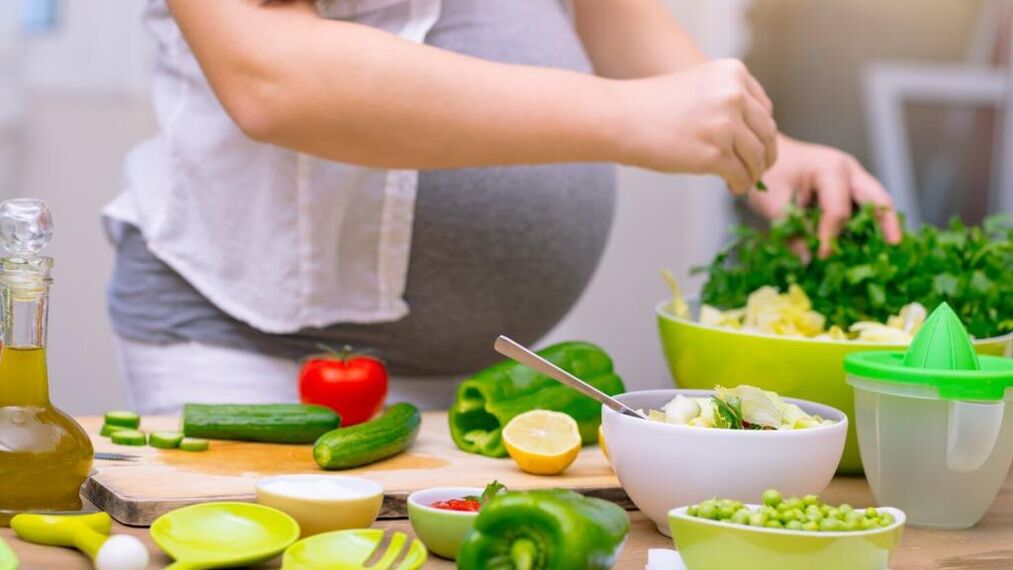 verdure per una dieta pigra durante la gravidanza