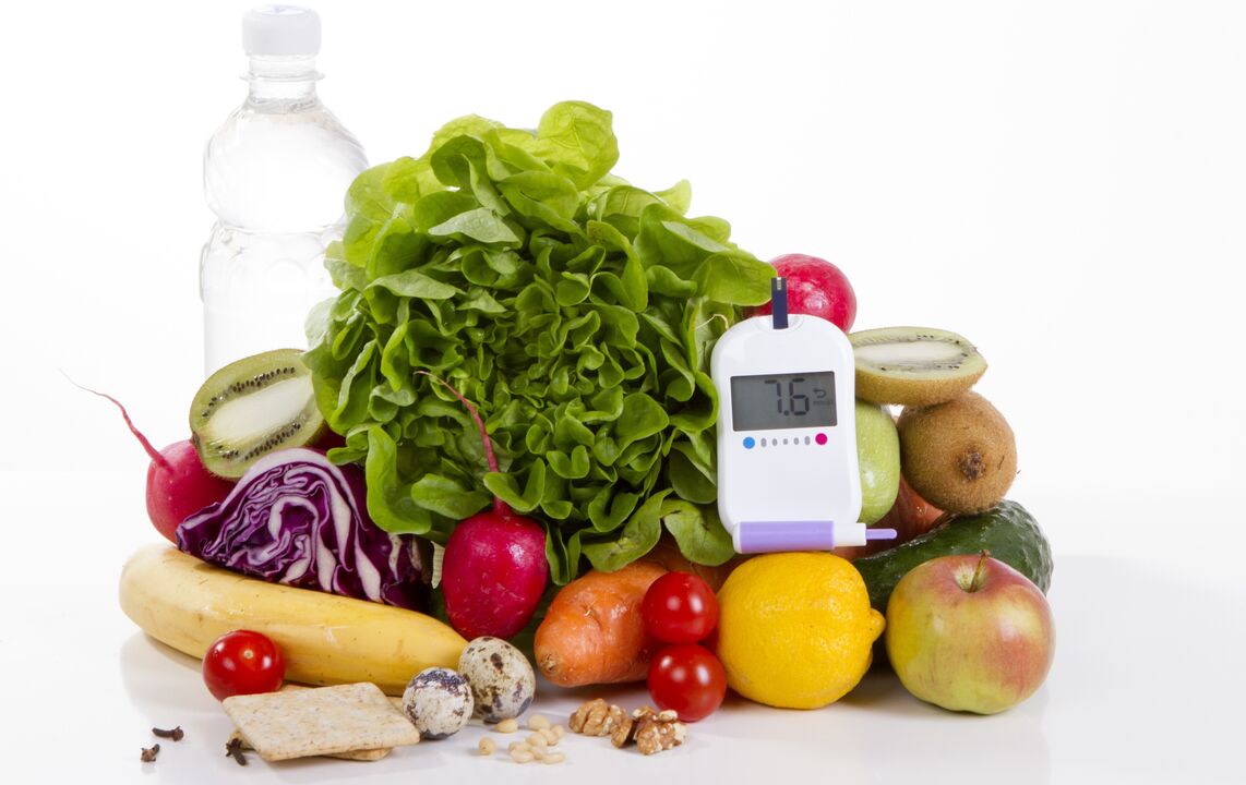 frutta e verdura per il diabete